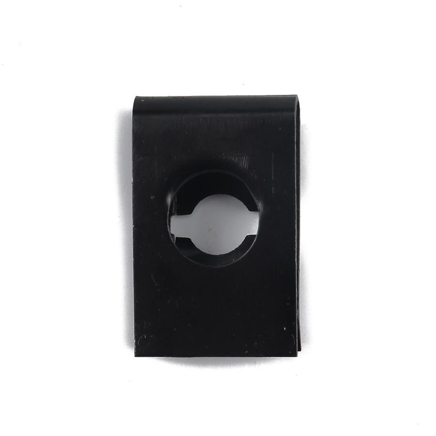 120 X U-Shaped Car Reed Nut Clip Nut No.14 Black For Interior Decorative Plate