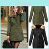Women's Cotton Padded Winter Down Coat Jacket Thicken And Warm Long Parka For Cold Weather