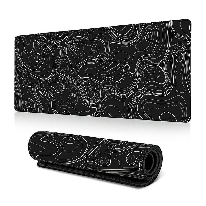 

300*700*3mm Large Mouse Pad Abstract Pattern Anti-skid Computer Laptop Desktop Mat Line-20