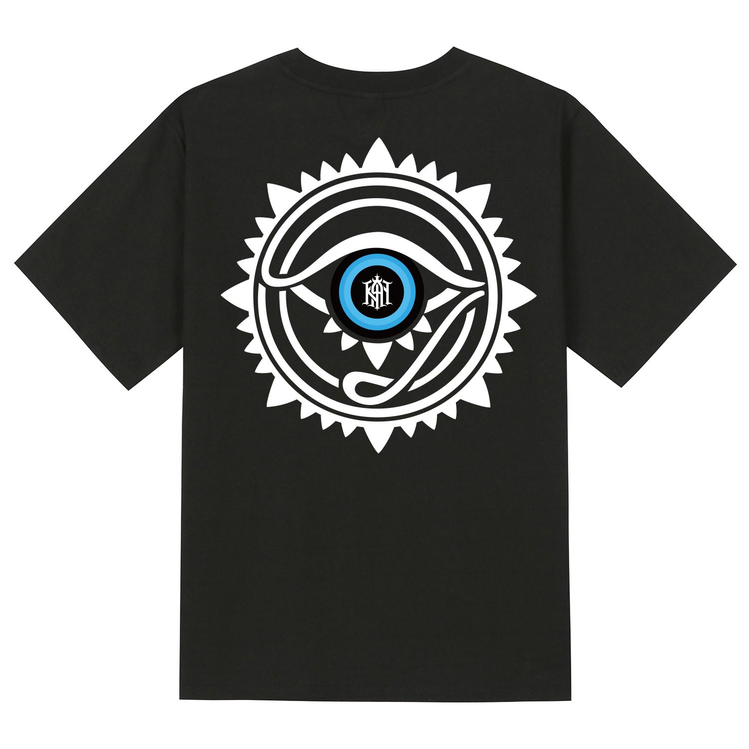 Khan 6312 Ktb0100 Eye Of Horus Short Sleeve T-Shirt - Black Black/L