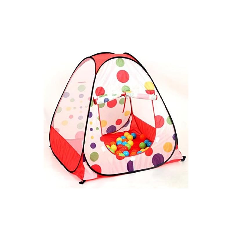 JISILI Kids' Ball House Tent with Storage Case, Perfect for Kids, Toddlers, and Babies, Indoor and Outdoor Use, Secret Base