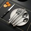 1010 Knife Fork and Spoon Stainless Steel Tableware Set 24-piece Tableware Steak Knife Fork and Spoon