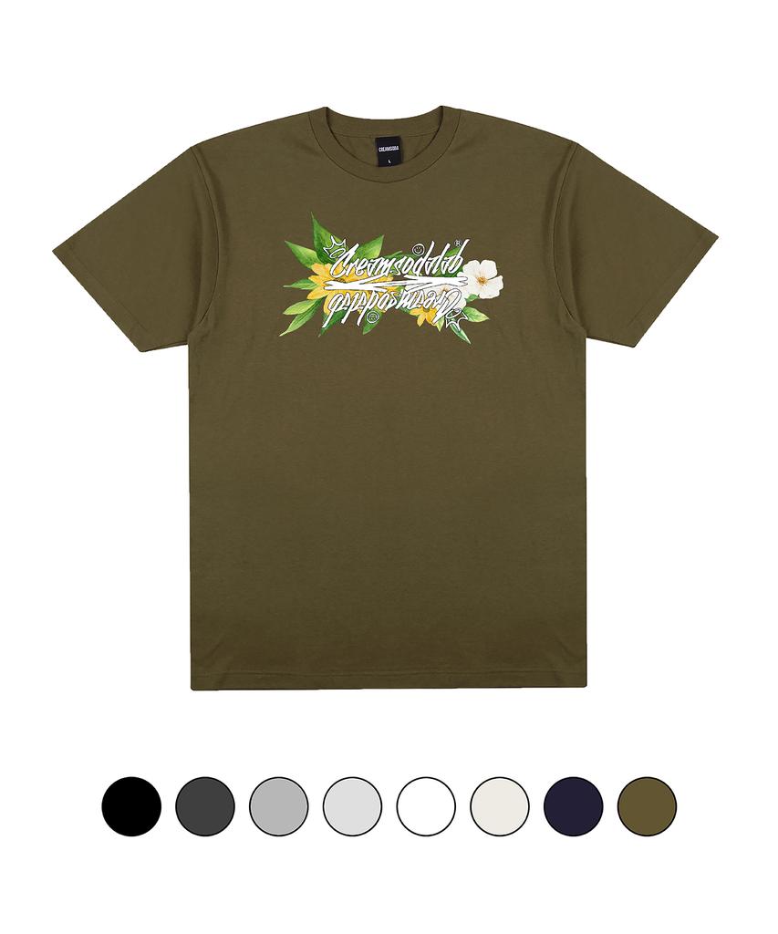 CREAM SODA LAB Crsdel Fantasy Flower Short Sleeve T-Shirt (Type B)