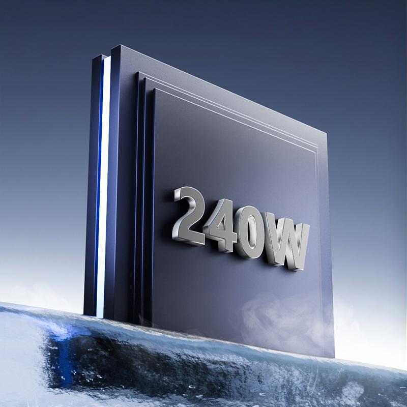 1Pc Digital Led Display Pd240W Usb4.0 40Gbps Type C To C Otg Adapter Converter 8K@60Hz 5A Fast Charging Cable For Laptop