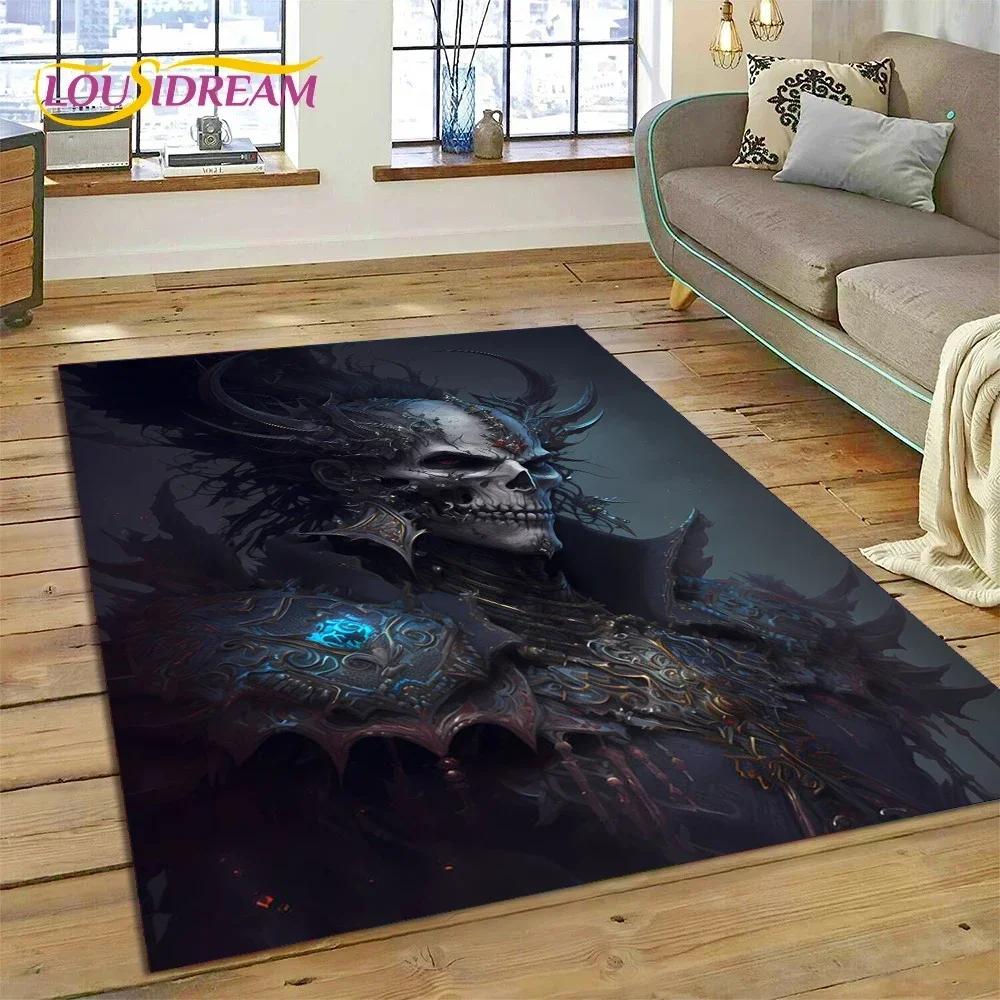 Diablo 3D Retro Game Gamer Carpet Rug for Bedroom Living Room Home Sofa Decoration,Children Play Game Large Decor Floor Mat Gift