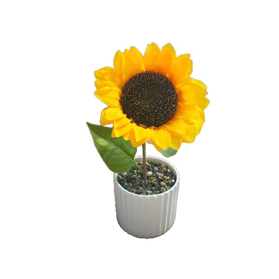 Artificial Sunflower Desktop and Living Room Decoration Ornament