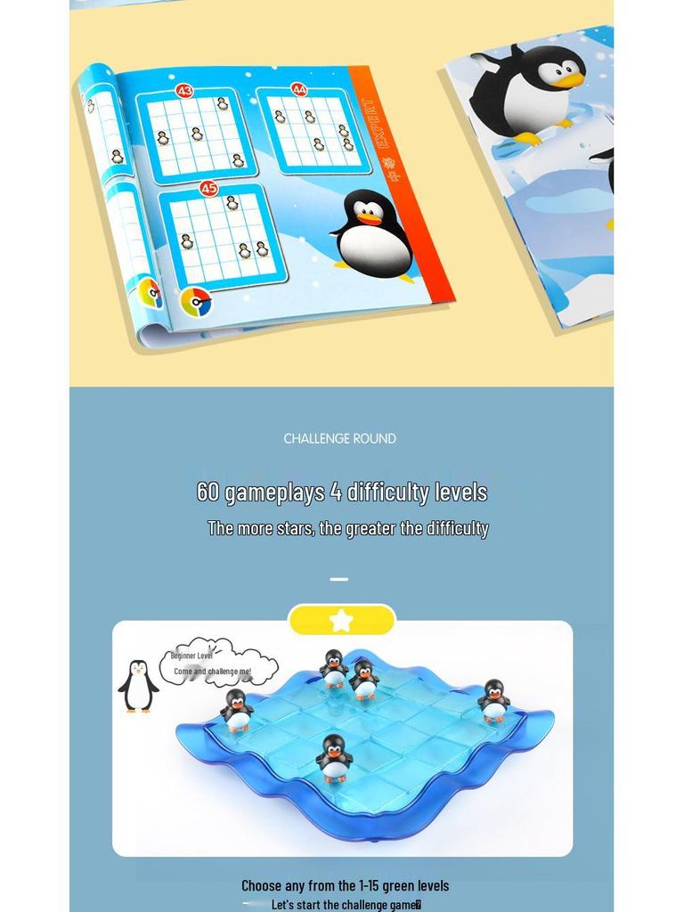 Penguins on Antarctica: Parent-Child Interactive Educational Toy Game