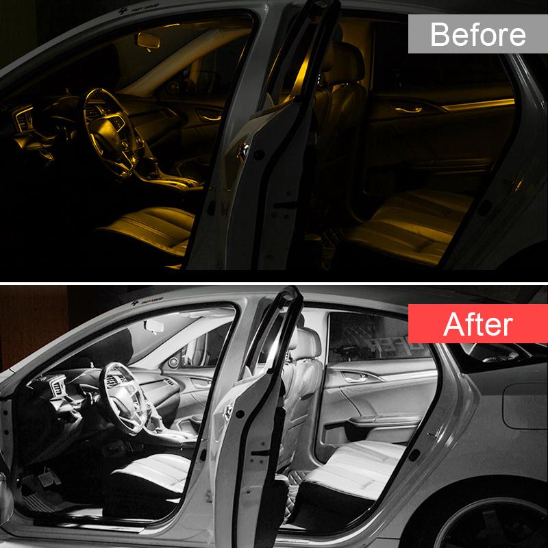 For Toyota Land Cruiser 100 200 LC200 Prado 120 150 FJ Cruiser Avensis T25 T27 Prius 20 30 Prius A V Car LED Bulbs Accessories