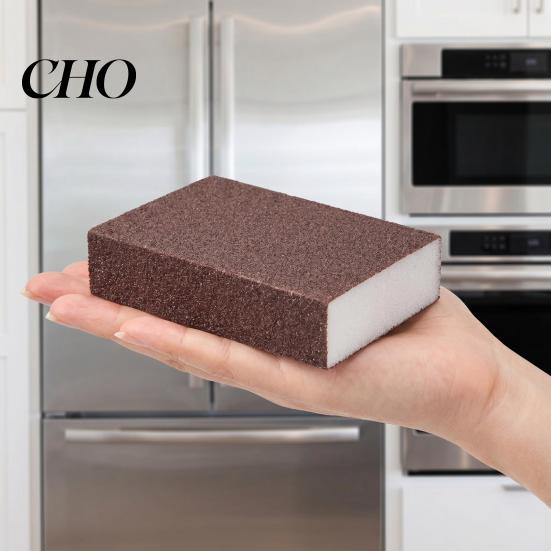 Household Cleaning Scrubber Sponge Multi-Functional Scrub Pad Kitchen Pots Stoves Bathroom Heavy-duty Tiles Shoe Stains Rust Removal Physical Grinding