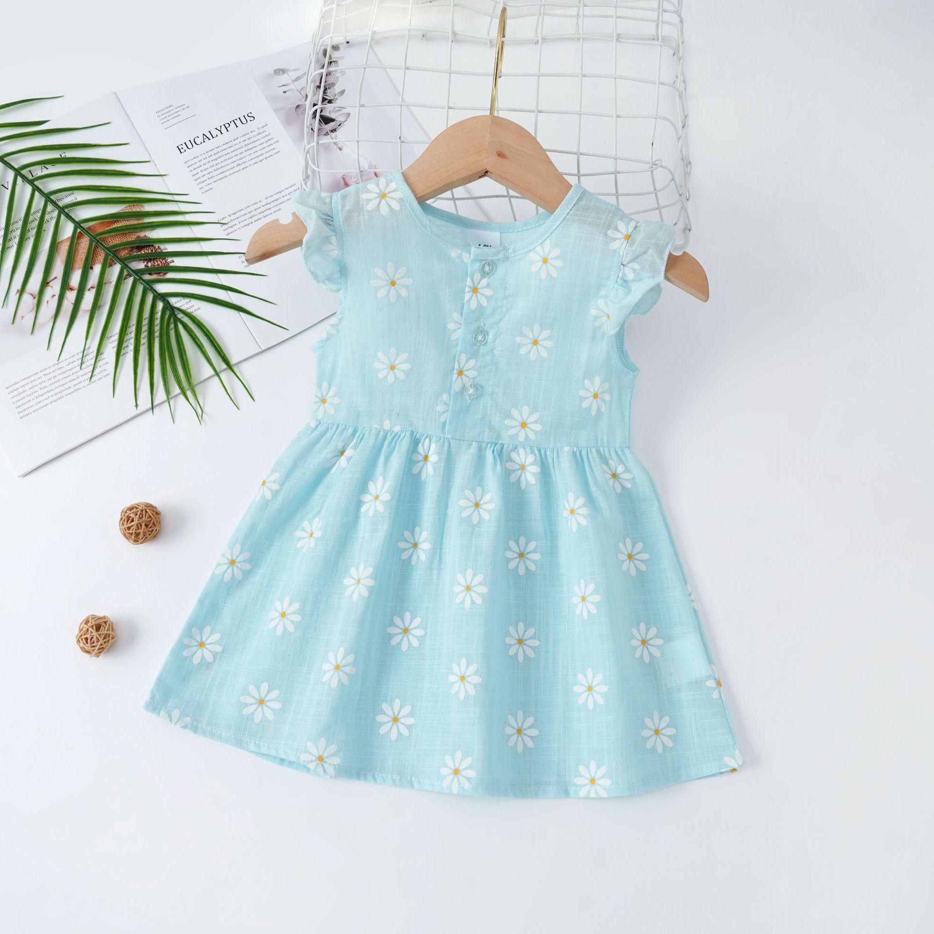 

Летнее платье принцессы с оборками для девочек – Дизайн с принтом и короткими рукавами 18-24M