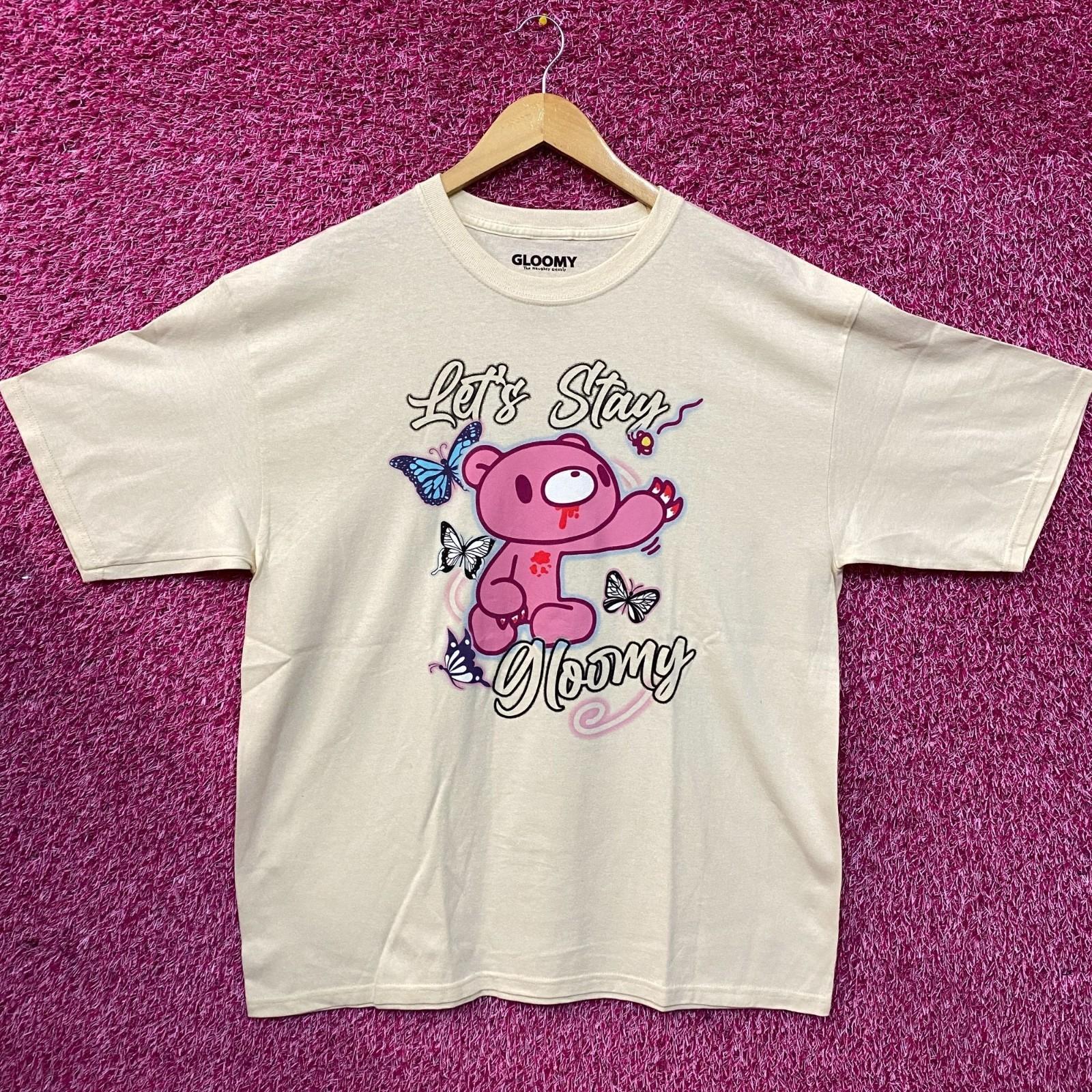 Gloomy The Naughty Grizzly Bear Let s Stay Gloomy T-Shirt XL XL