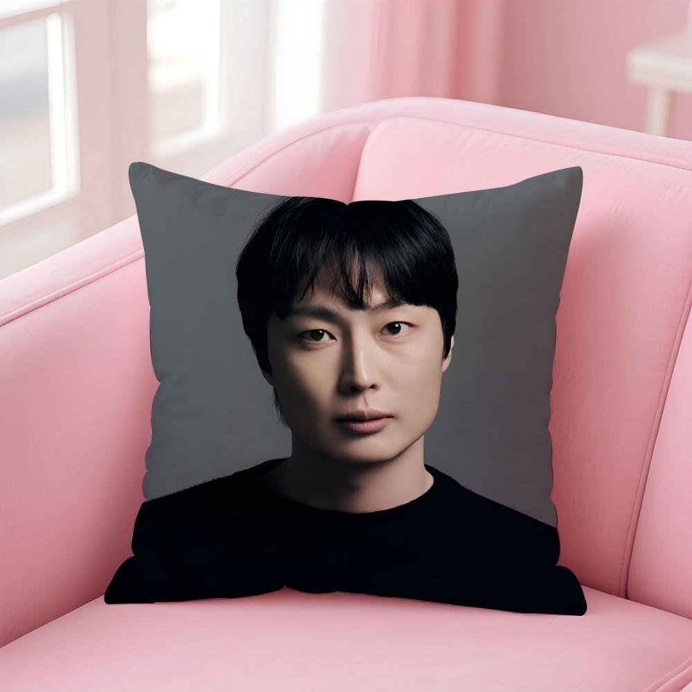 Funny RRoh JJae Won Meme Cushion Cover Pillowcase Short Plush Invisible zipper Room Sofa Cushion Cover