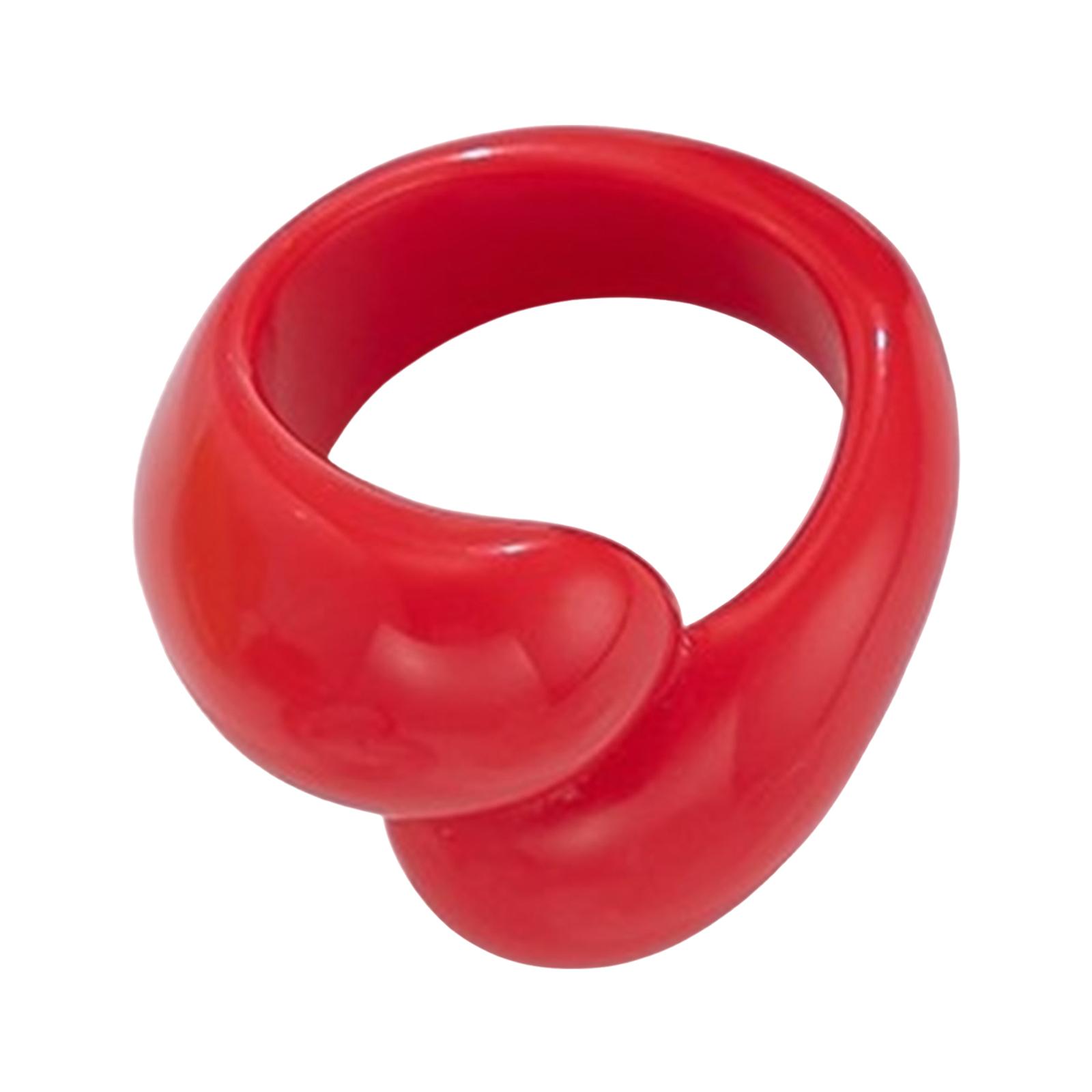 

Модное нерегулярное геометрическое акриловое кольцо для женщин, девушек, трендовое акриловое кольцо в виде капель воды, аксессуары для вечеринок 4