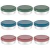 9PCS Salad Dressing Container with Leakproof Lids 50/75ml Reusable Sauce Container For Lunch Box and Picnic Dips Salad Spices