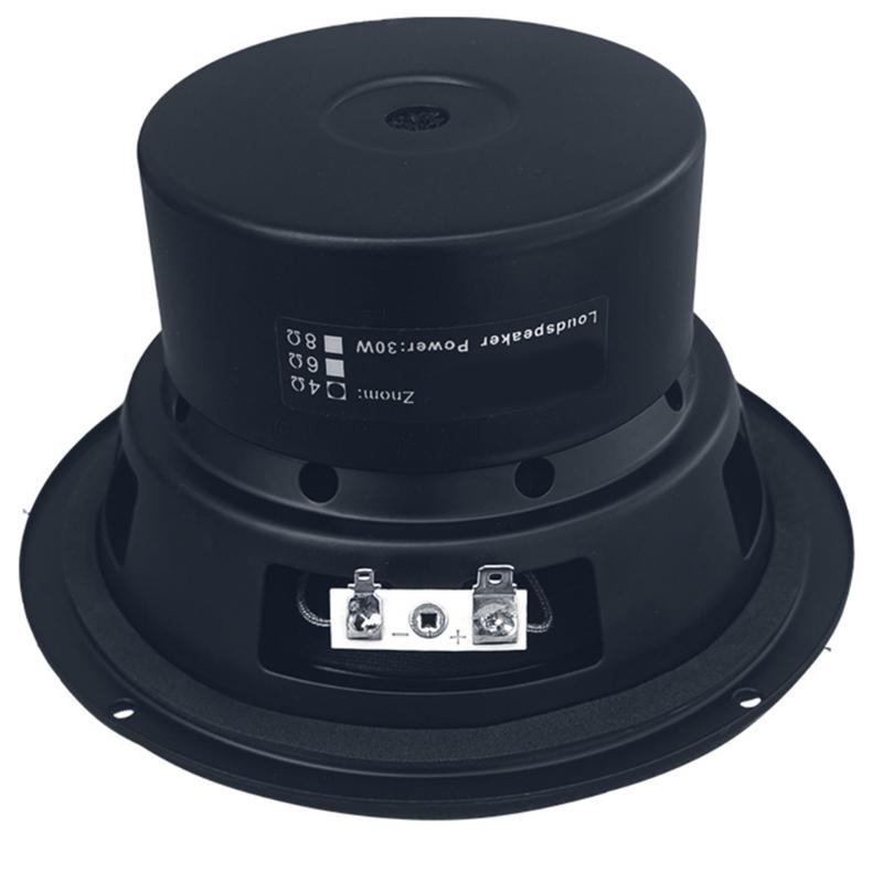 5.25Inch 4Ohm Subwoofer Hifi Speaker Component Metal Horn for Deep Bass and Immersive Sound Experience Accessory
