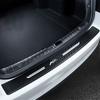 AAANG1 For Ford KA Logo Carbon Fiber Car Interior Door Sill Anti Kick Sticker Scuff Scratch Badge Car Trunk Rear Bumper Stickers