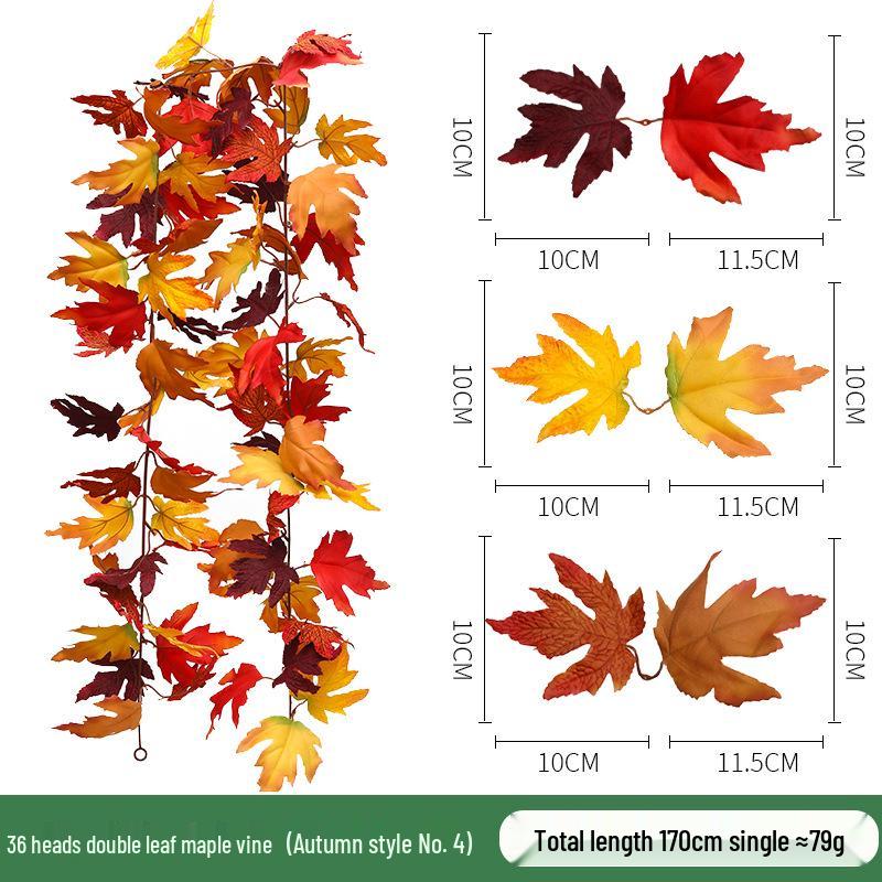 Skladem Podzimní a Halloweenská dekorace z javorových listů pro Vánoce a Den díkůvzdání