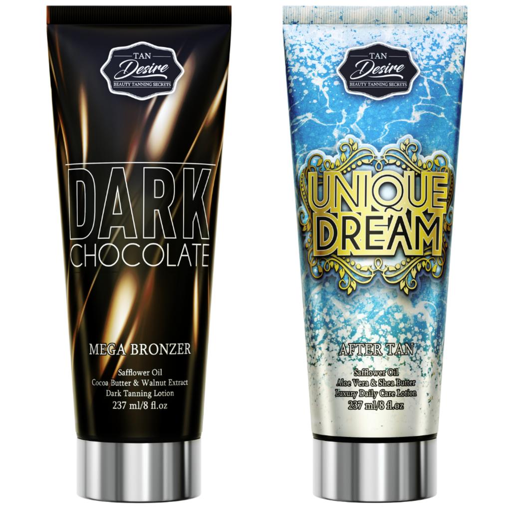 Tan Desire Dark Chocolate + Unique Dream Po Opalaniu Gratis