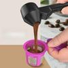 Reusable Sliding Leakproof Coffee Scoop Protein Powder Measuring Spoon with Hanging Hole for Kitchen Bar Gym Travel