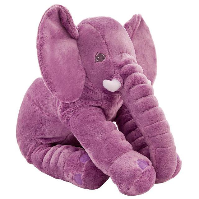 40/60cm Large Plush Elephant Doll Soft Cuddly Stuffed Animal Pillow Cute Toy Gift for Kids