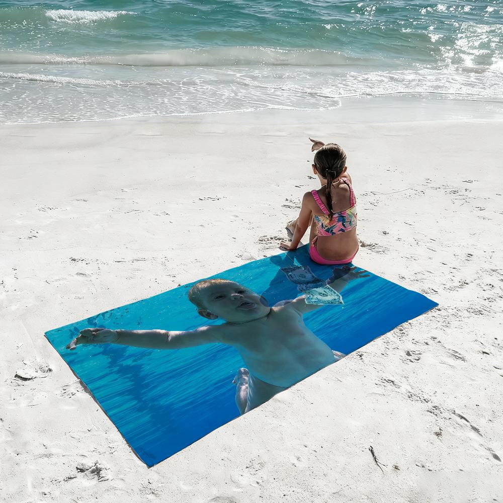 Rock Band N-Nirvana Towel Quick Drying Beach Towels Are Suitable For Swimming Pools Camping Yoga And The Gym
