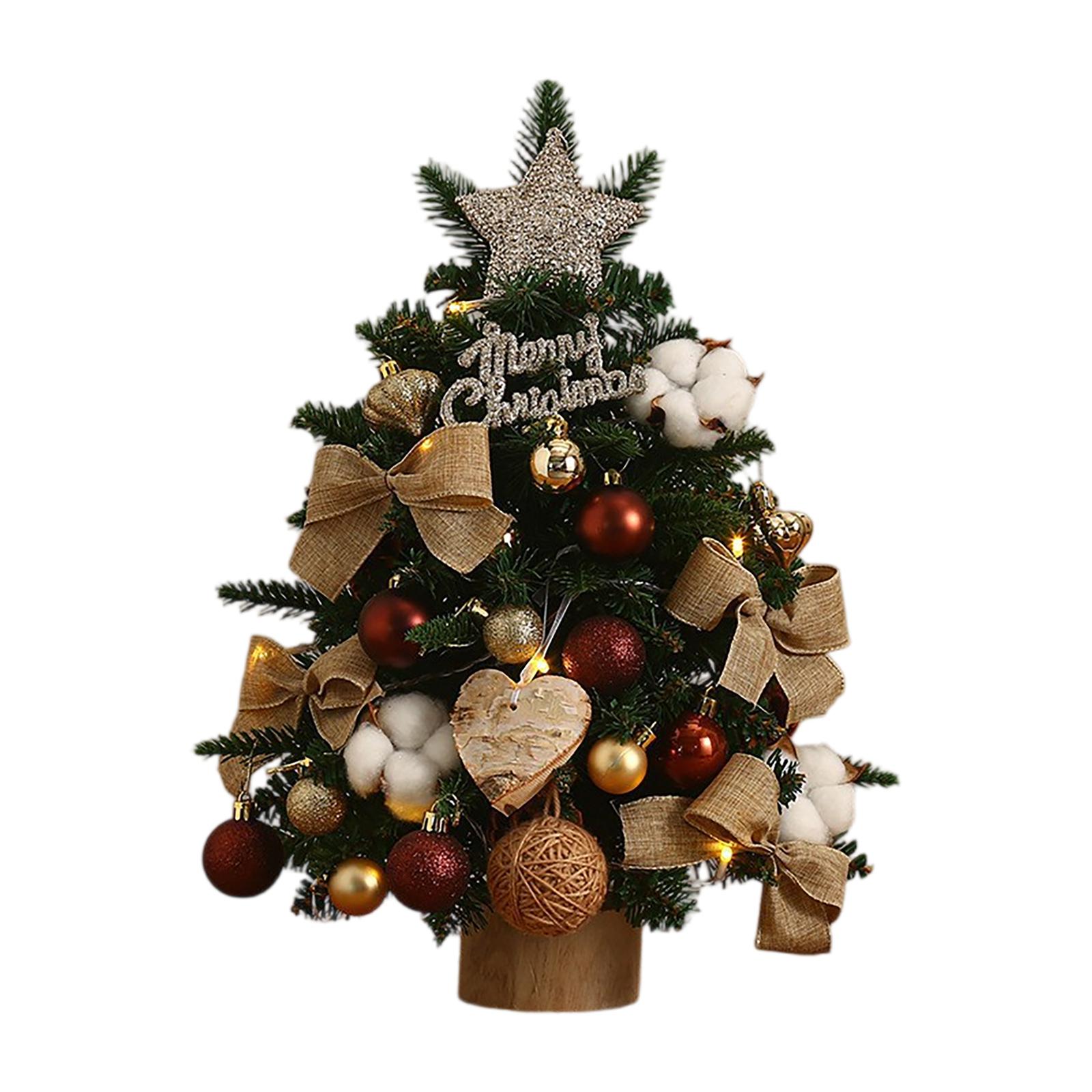 

Desktop Christmas Tree Ornaments Nobleson Christmas Decoration Hotel Window Ornaments One Size
