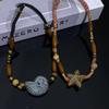 Starfish Ethnic Style Necklaces Cute Bohemian Drop Pendant Retro Ceramic Beads Necklaces  Women