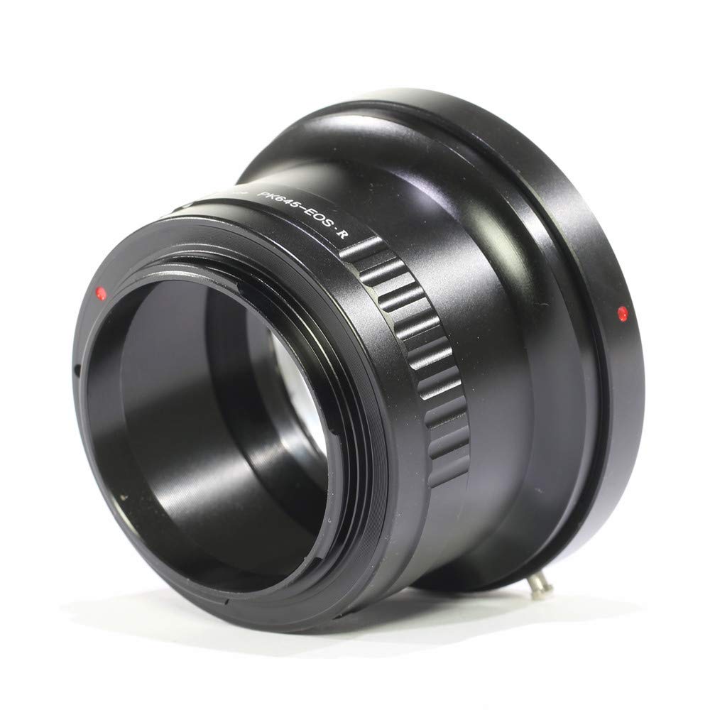 Pixco Lens Mount Adapter for Pentax 645 Mount Lenses to Canon EOS R Mount Cameras 645 to Canon EOS (Pentax R)