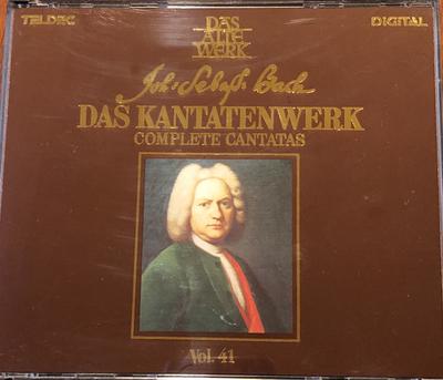 CD JOHANN SEBASTIAN BACH  Das Kantatenwerk  Complete Cantata 2424282 TELDEC 1988 Japan Classical Used