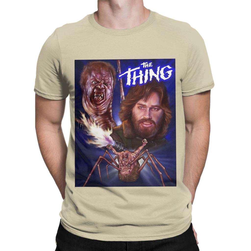 The Thing Poster Classic Novelty 100 Cotton TShirt the thing Tops Tees For Unisex