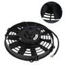 12V 80W 9inch Universal Car Curved Blade Air Conditioner Condenser Electric Cooling Fan