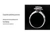 Women's Vintage-Style Platinum Ring with D Color Moissanite Diamond - Perfect for Proposals or Engagements.