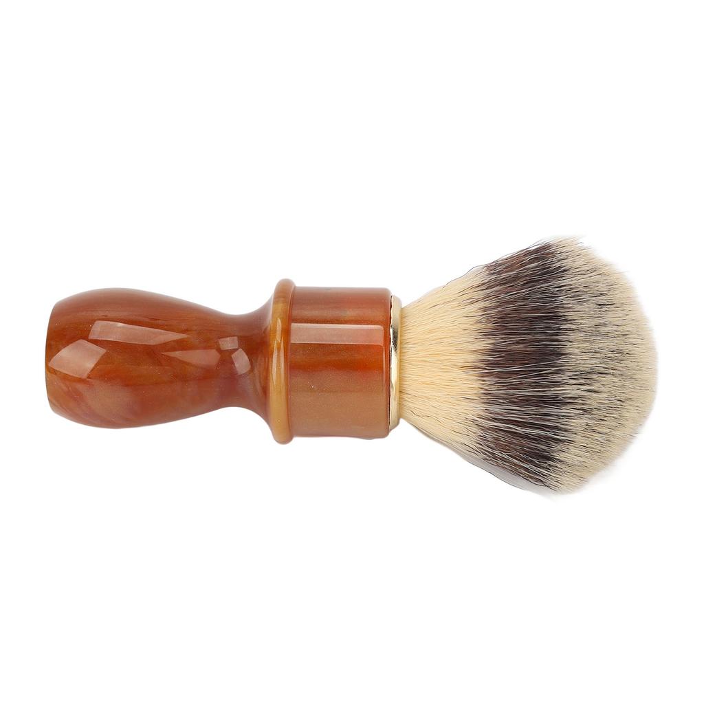 Men Shaving Brush Home Hair Salon Ergonomic Resin Handle Soft Hair Shaving Brush Face Grooming Tool