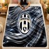 Flanell-Decke Juventus FC Warme Weiche Überwurfdecke für den Innenbereich Sofa Bett Wohnzimmer
