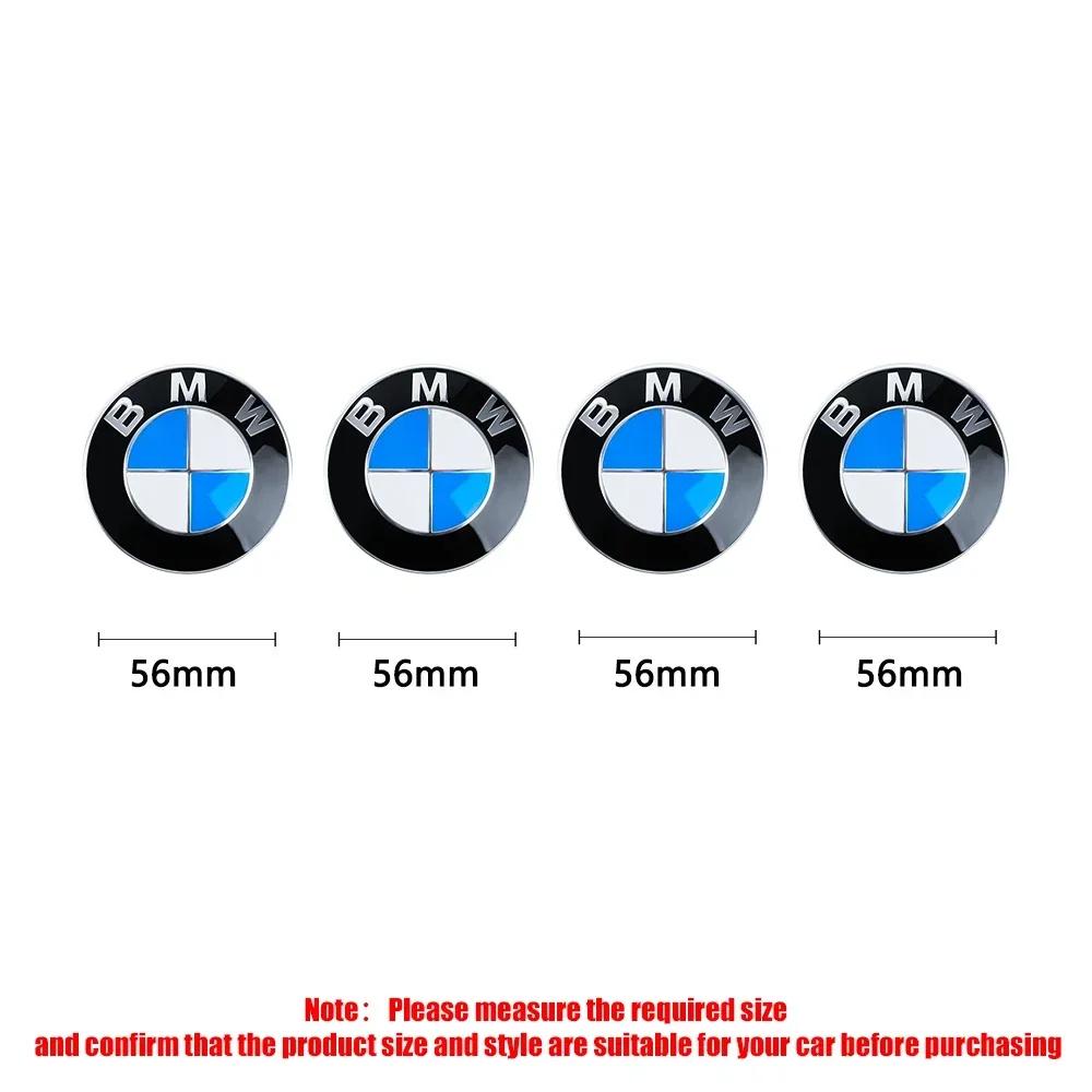KSMH6 56/68mm Auto Hub Caps Car Wheel Center Cover Hubcaps Decoration Accessories for BMW 1 3 5 7 Series M M3 M5 M6 F01 F20 F10 X5 E36