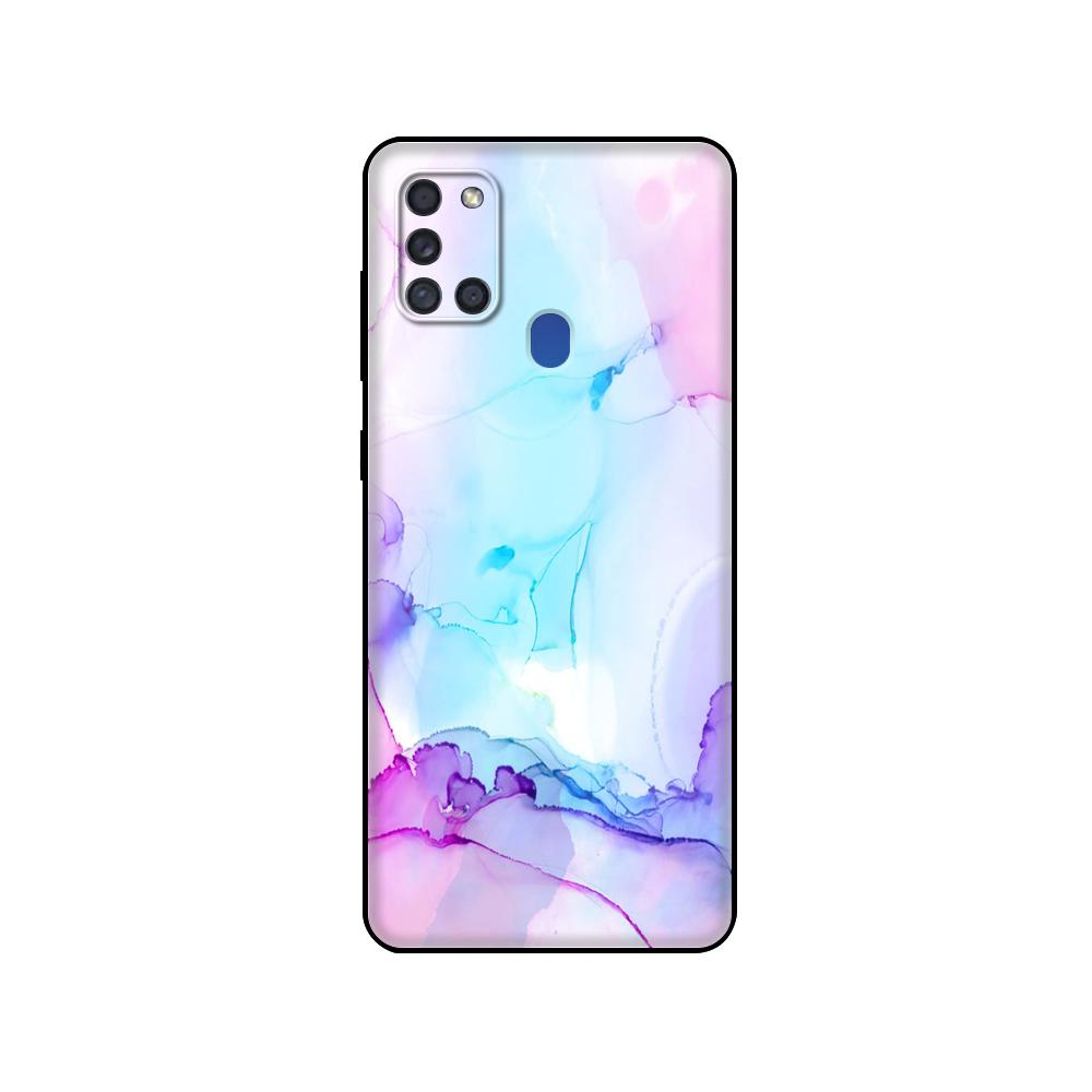 Black tpu Case For Samsung Galaxy A50 50S A30S A10 A01 A11 A21S A31 A41 A51 A71 M21 M30S S10LITE NEW design beautiful watercolor
