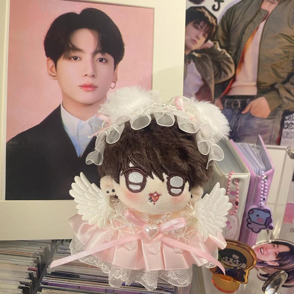 BTS Jungkook 10cm Cute Cotton Doll, Plush Toy Keychain, Perfect Gift for BTS Fans & Collectors
