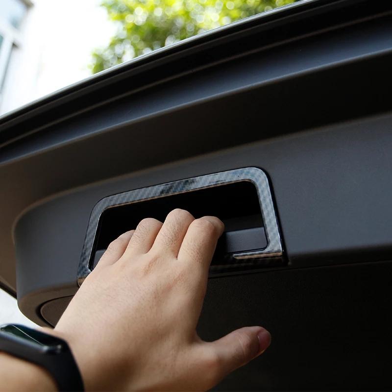 For Land Rover Range Rover Evoque L551 2020 Car Rear Trunk Tail Gate Door Handle Frame Cover Trim Chrome Car Styling Accessories