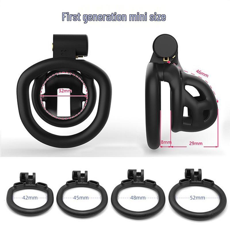 Abstinence Mini Cobra Chastity Lock: Ultra-Small Anti-Masturbation Purity Device for Men.