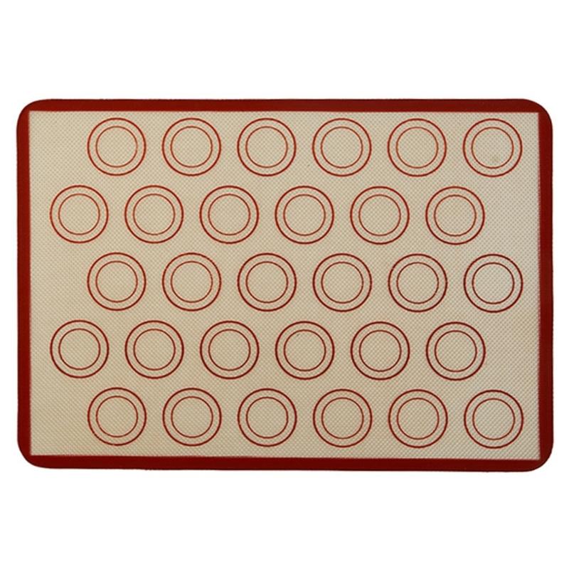 Multifunctional Macaroons Silicone Mats Practical Macaroons Tray Oven Baking Mats for Cake Cookie Pastries Oven Baking X3UC