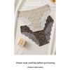 Women Seamless Thin Low Waist Leopard Print Ladies Briefs Underwear Set