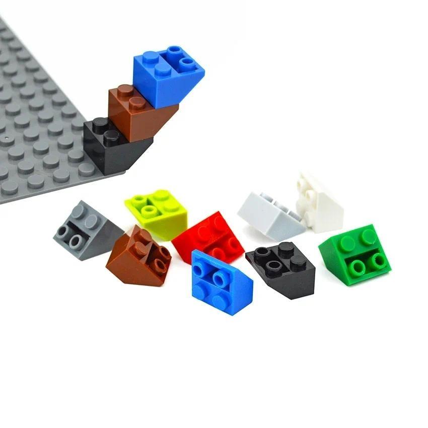 20pcs DIY Technical Slope Inverted 45° 2x2 Slope Anti-bevel Bricks MOC Parts Building Blocks Toys for Children Compatible 3660