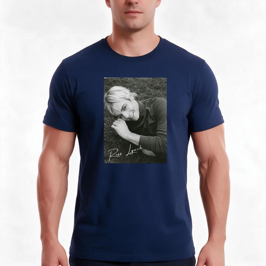 Ross Lynch Tshirt Summer Casual Cotton Tee Oversized Streetwear Tops Vintage Graphic Print Loose Fit Short Sleeve
