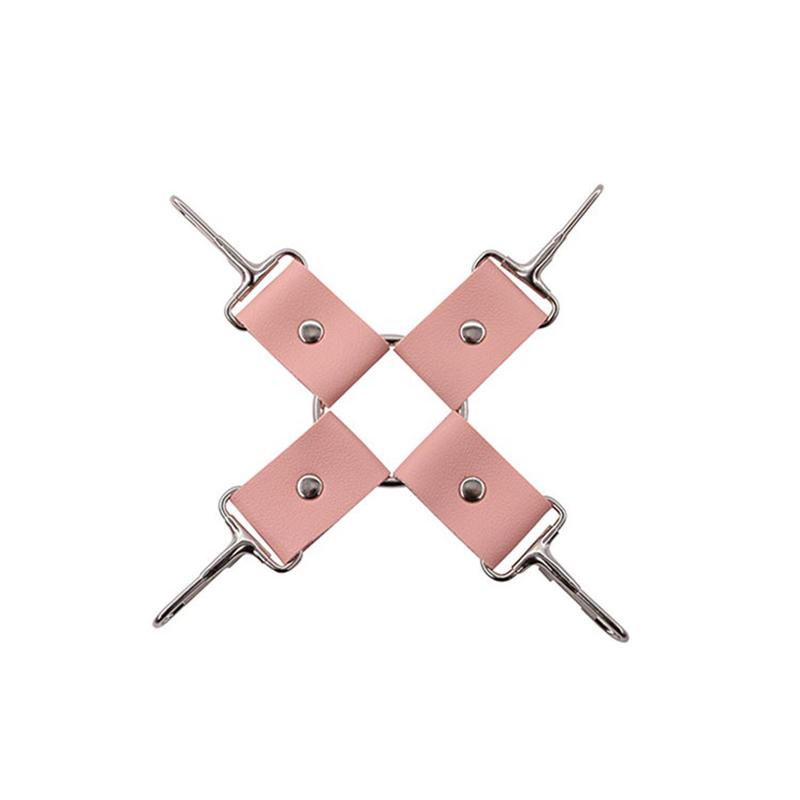 10 PCS Bondage Kit BDSM PU Leather Bondage Set Soft Adjustable Erotic for Couples Slave Handcuffs Whip