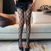 Women'S Black Sexy Lace Fishnet Floral Hollowed-Out Tights Lolita Sweet Silk Stockings Jk Shaping Personality Mesh Pantyhose