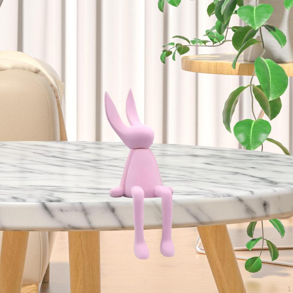 Figurine Iepuraș pentru Expunere Sculptură Animal Raft Birou