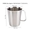 304 Stainless Steel Milk Frother Jug Coffee Milk Frothing Jug Latte Pitcher Measurement Jug Measuring Cup with Markings Spout