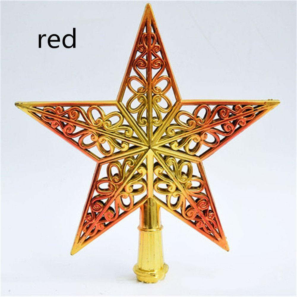 Xmas Tree Ornaments Christmas Tree Top Star Christmas Tree Topper Five-pointed Star Xmas Tree Top