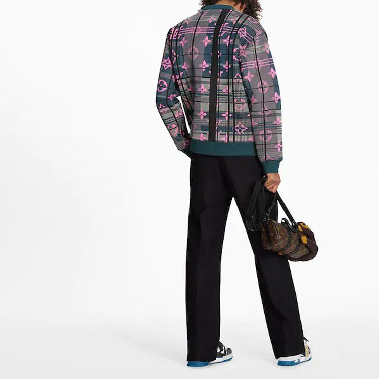 LOUIS VUITTON Monogram Jacquard Sweatshirt 1A8P0J