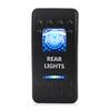 12V 24V Car Boat Rocker Toggle Switch Waterproof ON/OFF 5 Pin Latching Marine Push Button led light bar rear light reverse light Battery Switches5